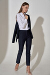 Класичні штани темно-синього кольору - интернет-магазин Natali Bolgar
