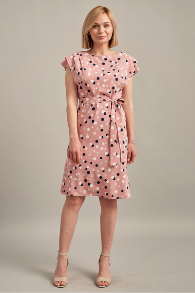 Платье розового цвета в принте  – Natali Bolgar