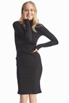 Платье-гольф черного цвета 1 - интернет-магазин Natali Bolgar