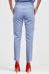 Укороченные брюки голубого цвета 2 - интернет-магазин Natali Bolgar