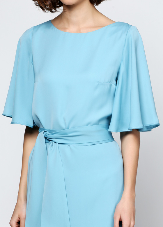 Голубое вечернее платье  2 - интернет-магазин Natali Bolgar