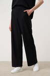 Чорні штани зі стрілками з трикотажу 4 - интернет-магазин Natali Bolgar