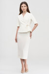 Жакет-кимоно белого цвета с поясом 3 - интернет-магазин Natali Bolgar