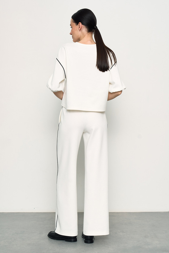 Молочні штани з трикотажу 1 - интернет-магазин Natali Bolgar