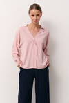 Блуза з віскози кольору пудри 2 - интернет-магазин Natali Bolgar