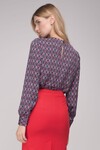 Свободная блуза с принтом 1 - интернет-магазин Natali Bolgar