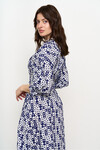Сукня з бавовни з геометричним принтом 3 - интернет-магазин Natali Bolgar