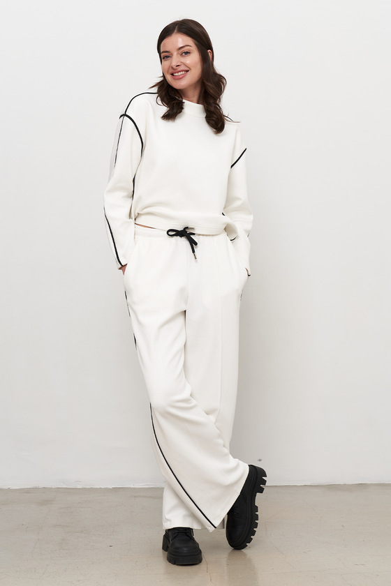 Трикотажні штани зі стрілками 3 - интернет-магазин Natali Bolgar