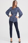 Шелковая блуза в принте - интернет-магазин Natali Bolgar