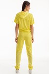 Ярко-желтый костюм с короткими рукавами 1 - интернет-магазин Natali Bolgar