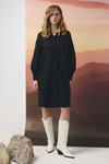 Льняна сукня-сорочка з етнічною вишивкою - интернет-магазин Natali Bolgar