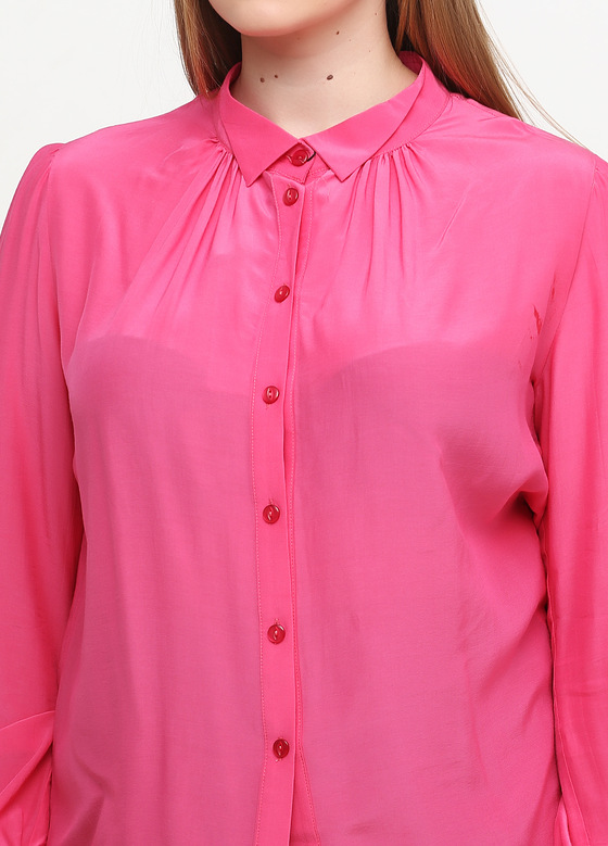 Блуза малинового цвета 2 - интернет-магазин Natali Bolgar