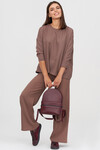  Блуза цвета мокко в мелкую полоску  3 - интернет-магазин Natali Bolgar