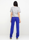 Синие прямые брюки 1 - интернет-магазин Natali Bolgar