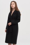 Пальто-халат черного цвета 3 - интернет-магазин Natali Bolgar