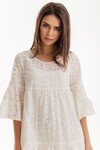 Платье с вышивкой и перфорацией 3 - интернет-магазин Natali Bolgar