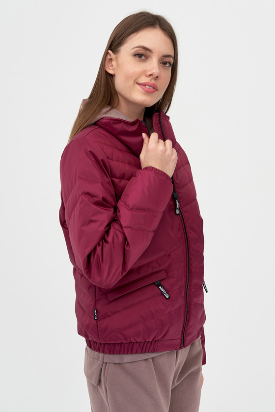 Куртка ягодного цвета 3 - интернет-магазин Natali Bolgar