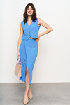 Голубая юбка з запахом - интернет-магазин Natali Bolgar