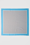Легкий шелковый платок в геометрическом принте 1 - интернет-магазин Natali Bolgar