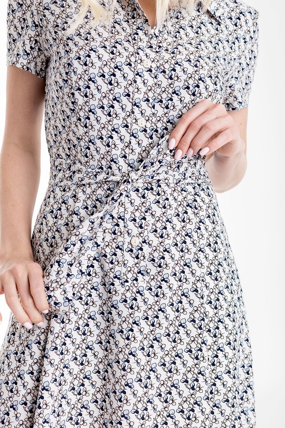 Платье с мелким цветочным принтом 4 - интернет-магазин Natali Bolgar