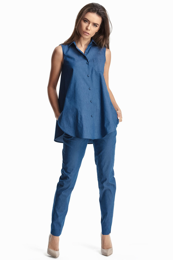 Свободная джинсовая блуза 2 - интернет-магазин Natali Bolgar