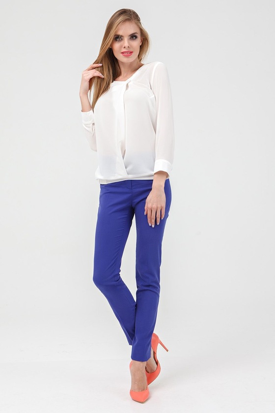 Классическая блуза белого цвета 2 - интернет-магазин Natali Bolgar