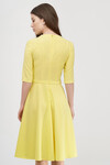 Платье лимонного цвета со съемным поясом 3 - интернет-магазин Natali Bolgar