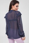 Воздушная блуза в горох 1 - интернет-магазин Natali Bolgar