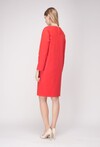 Свободное платье красного цвета 1 - интернет-магазин Natali Bolgar