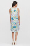 Шелковое платье бледно-голубого цвета 2 - интернет-магазин Natali Bolgar