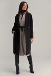 Пальто-халат черного цвета - интернет-магазин Natali Bolgar