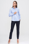 Классическая рубашка голубого цвета 2 - интернет-магазин Natali Bolgar