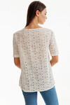Удлиненная блуза с вышивкой 3 - интернет-магазин Natali Bolgar