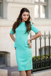 Платье бирюзового цвета 2 - интернет-магазин Natali Bolgar
