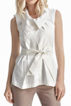 Блуза с асимметричным воротником 2 - интернет-магазин Natali Bolgar