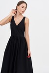 Платье-миди с вышивкой  1 - интернет-магазин Natali Bolgar