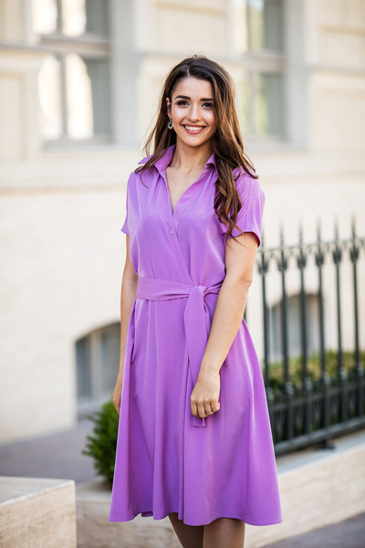 Платье сиреневого цвета  – Natali Bolgar