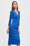 Платье-футляр сапфирового цвета  3 - интернет-магазин Natali Bolgar