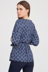 Шелковая блуза в принте 3 - интернет-магазин Natali Bolgar