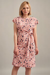 Платье розового цвета в принте 1 - интернет-магазин Natali Bolgar