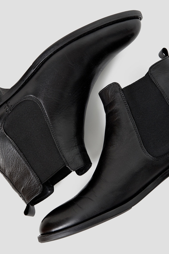 Ботинки челси из кожи черного цвета 3 - интернет-магазин Natali Bolgar