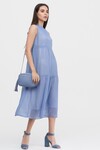 Платье голубого цвета в мелкий горох 3 - интернет-магазин Natali Bolgar