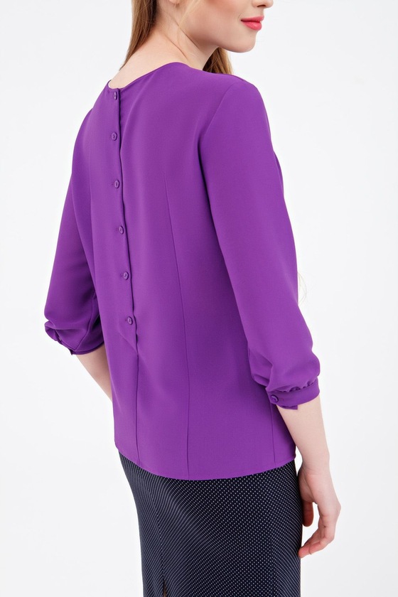 Блуза сиреневого цвета 1 - интернет-магазин Natali Bolgar