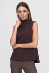 Блуза шоколадного цвета - интернет-магазин Natali Bolgar