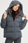 Куртка з капюшоном сірого кольору 1 - интернет-магазин Natali Bolgar