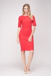 Платье футляр красного цвета 2 - интернет-магазин Natali Bolgar