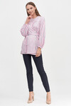 Блуза розового цвета в полоску 3 - интернет-магазин Natali Bolgar