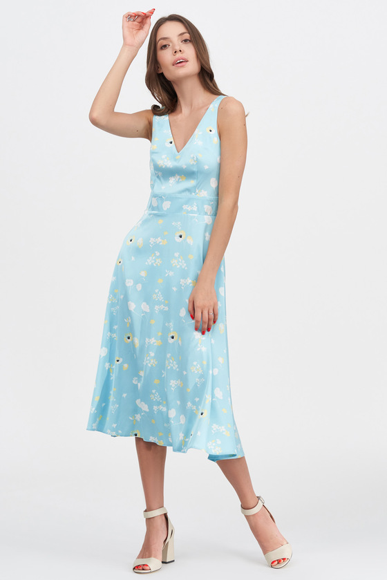 Платье миди в цветочном принте 3 - интернет-магазин Natali Bolgar