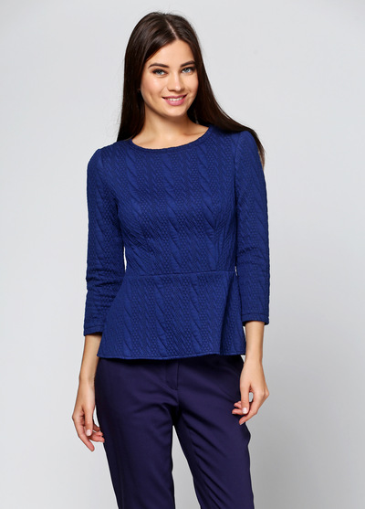 Блуза темно-синего цвета  – Natali Bolgar