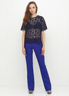 Демисезонные брюки синего цвета  - интернет-магазин Natali Bolgar